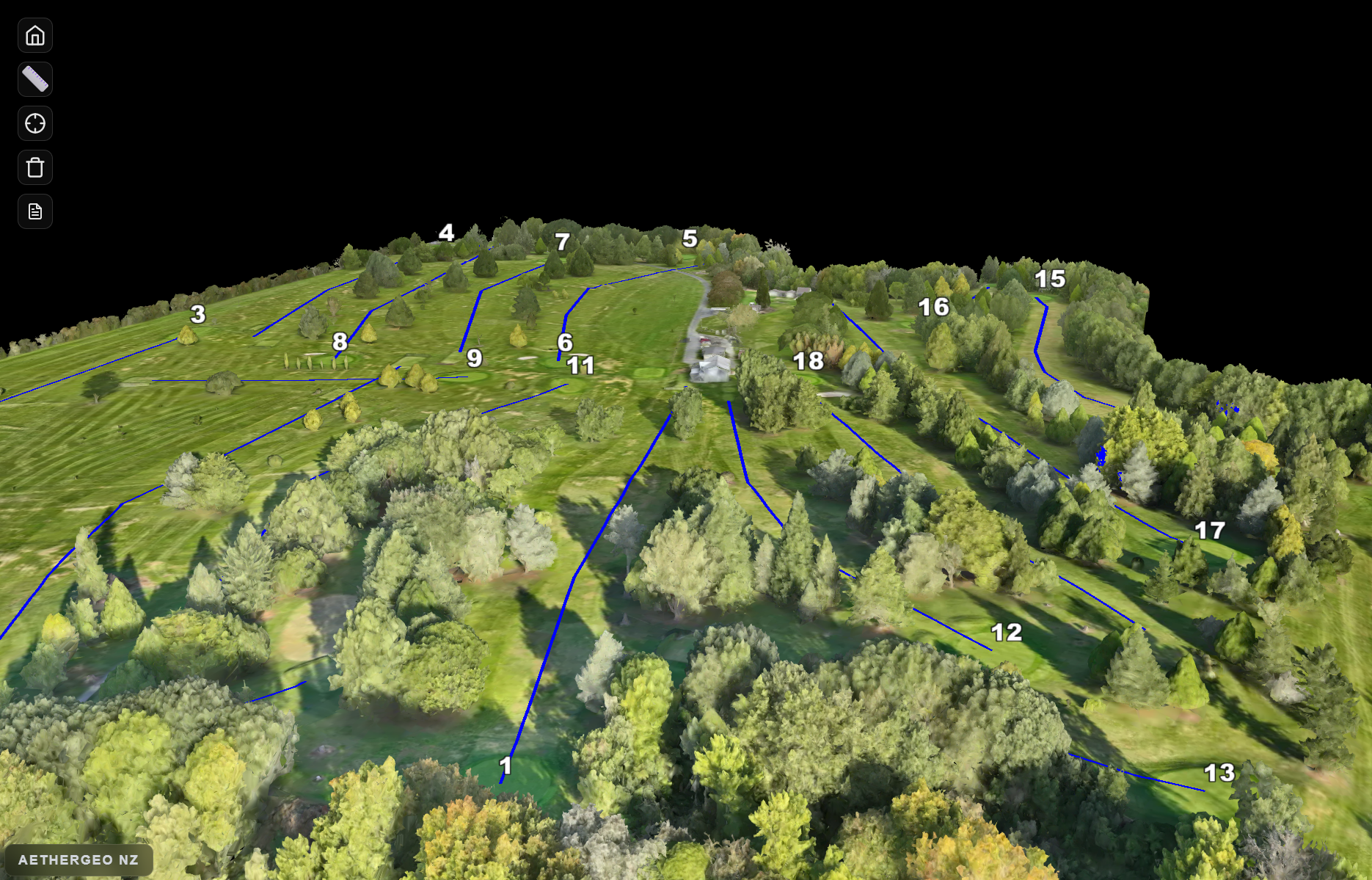 RTK Drone Mapping of Golf Course